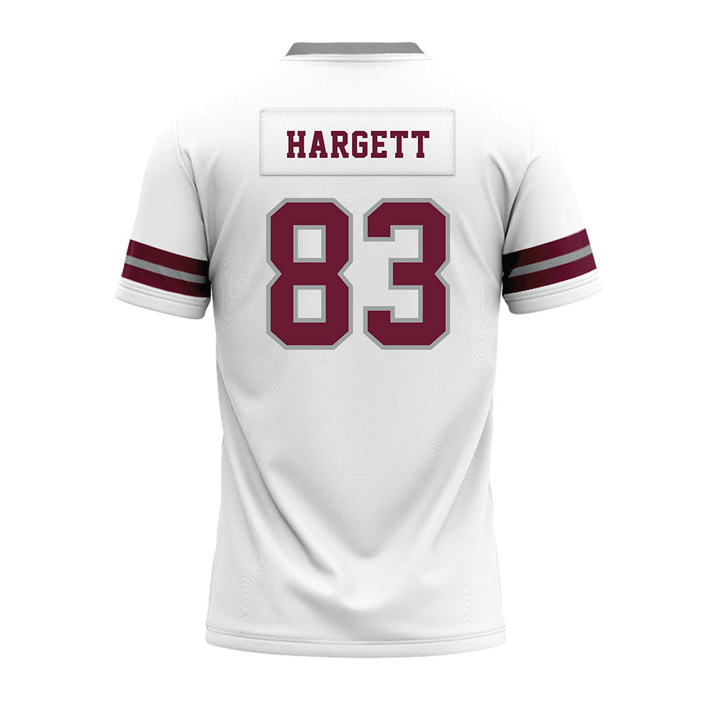 Texas A&M - NCAA Football : Will Hargett - White Premium Football Jersey-1