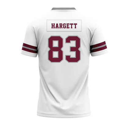 Texas A&M - NCAA Football : Will Hargett - White Premium Football Jersey-1
