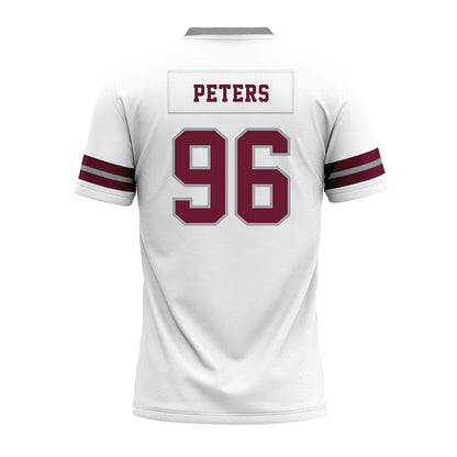 Texas A&M - NCAA Football : Waylon Peters - White Premium Football Jersey-1