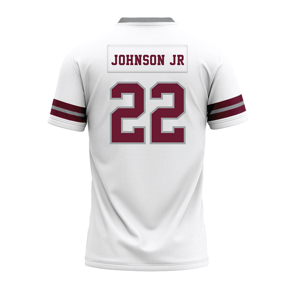 Texas A&M - NCAA Football : Rashad "Tom Tom" Johnson Jr - White Premium Football Jersey-1