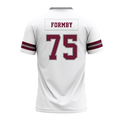 Texas A&M - NCAA Football : Wilkin Formby - White Premium Football Jersey-1