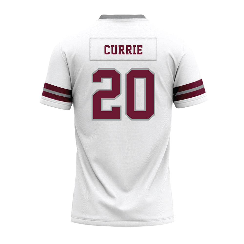 Texas A&M - NCAA Football : Adonyss Currie - White Premium Football Jersey-1