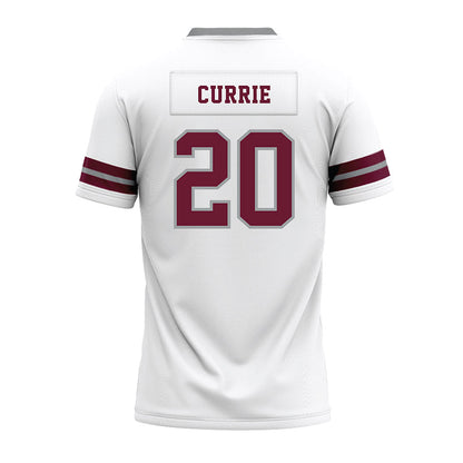 Texas A&M - NCAA Football : Adonyss Currie - White Premium Football Jersey-1