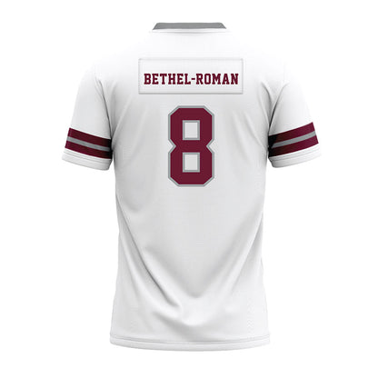 Texas A&M - NCAA Football : Ashton Bethel-Roman - White Premium Football Jersey-1