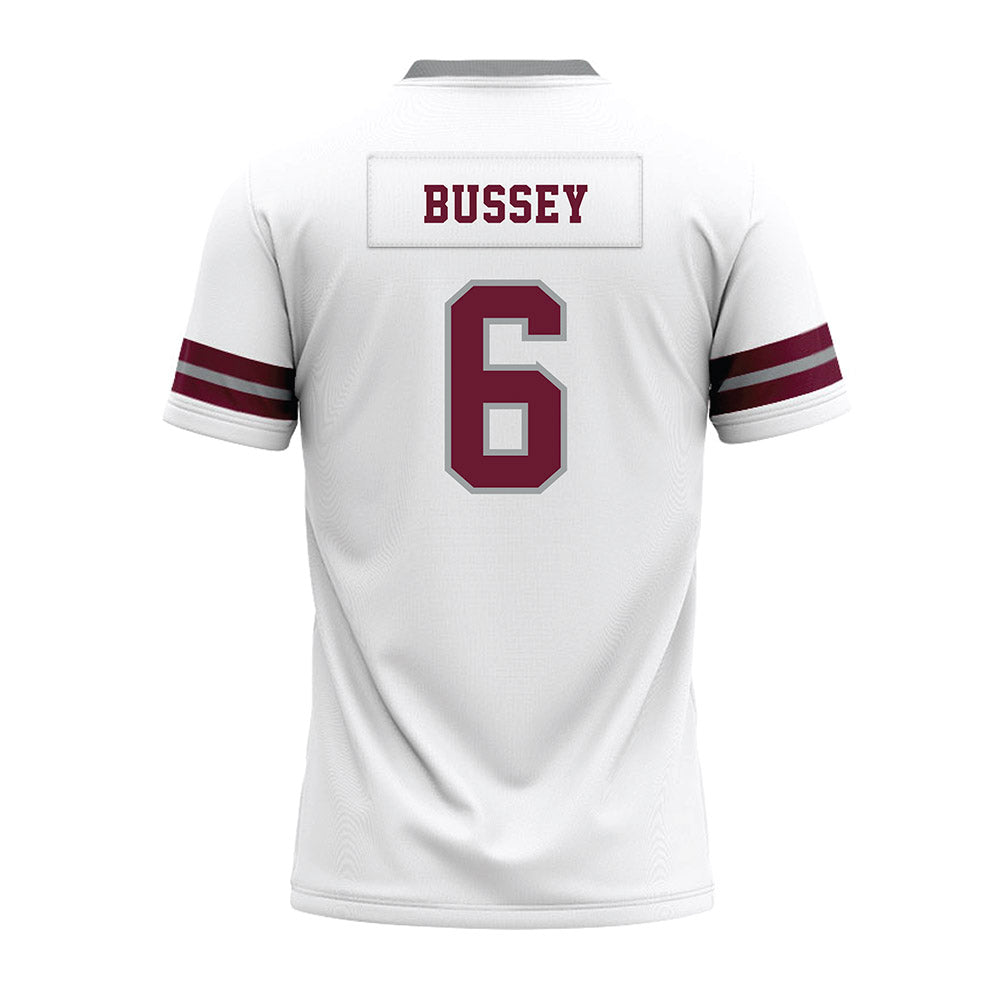 Texas A&M - NCAA Football : Terry Bussey - White Premium Football Jersey-1