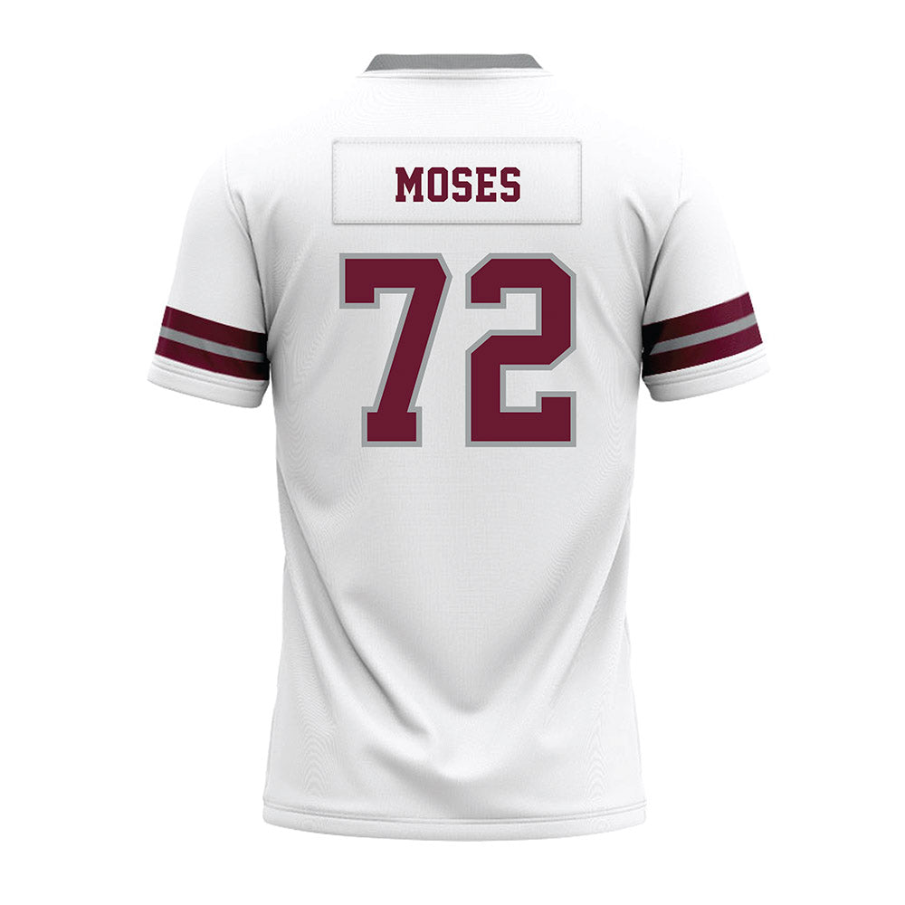 Texas A&M - NCAA Football : Joshua Moses - White Premium Football Jersey-1