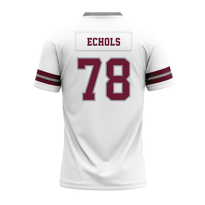 Texas A&M - NCAA Football : Coen Echols - White Premium Football Jersey-1