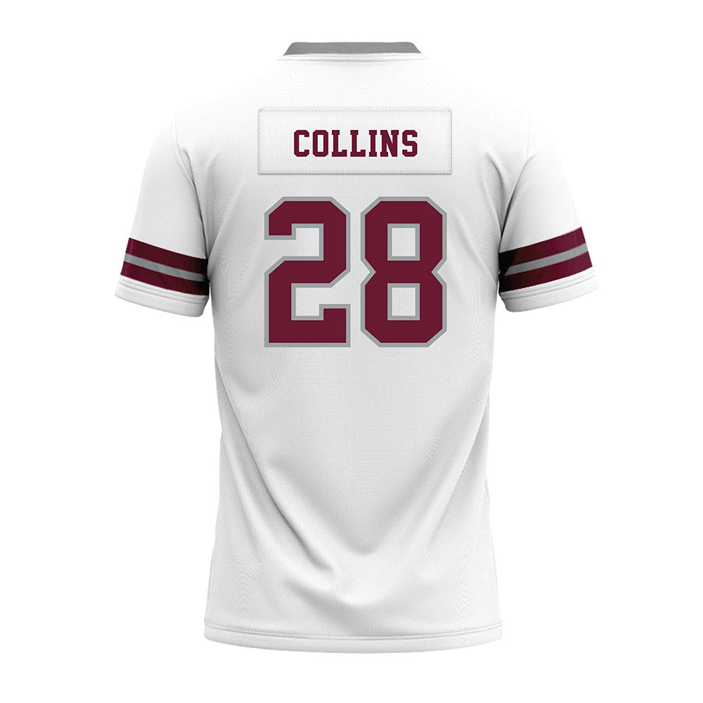 Texas A&M - NCAA Football : Chance Collins - White Premium Football Jersey-1