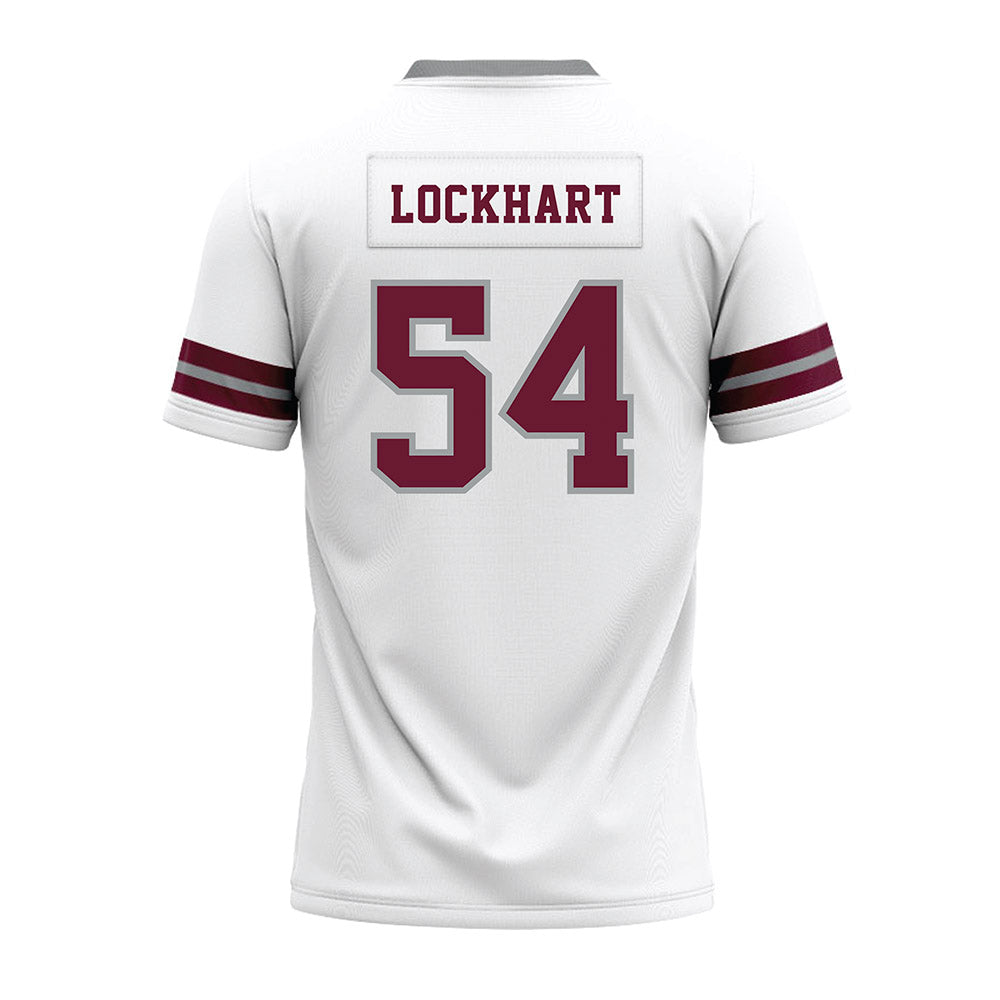 Texas A&M - NCAA Football : Jordan Lockhart - White Premium Football Jersey-1