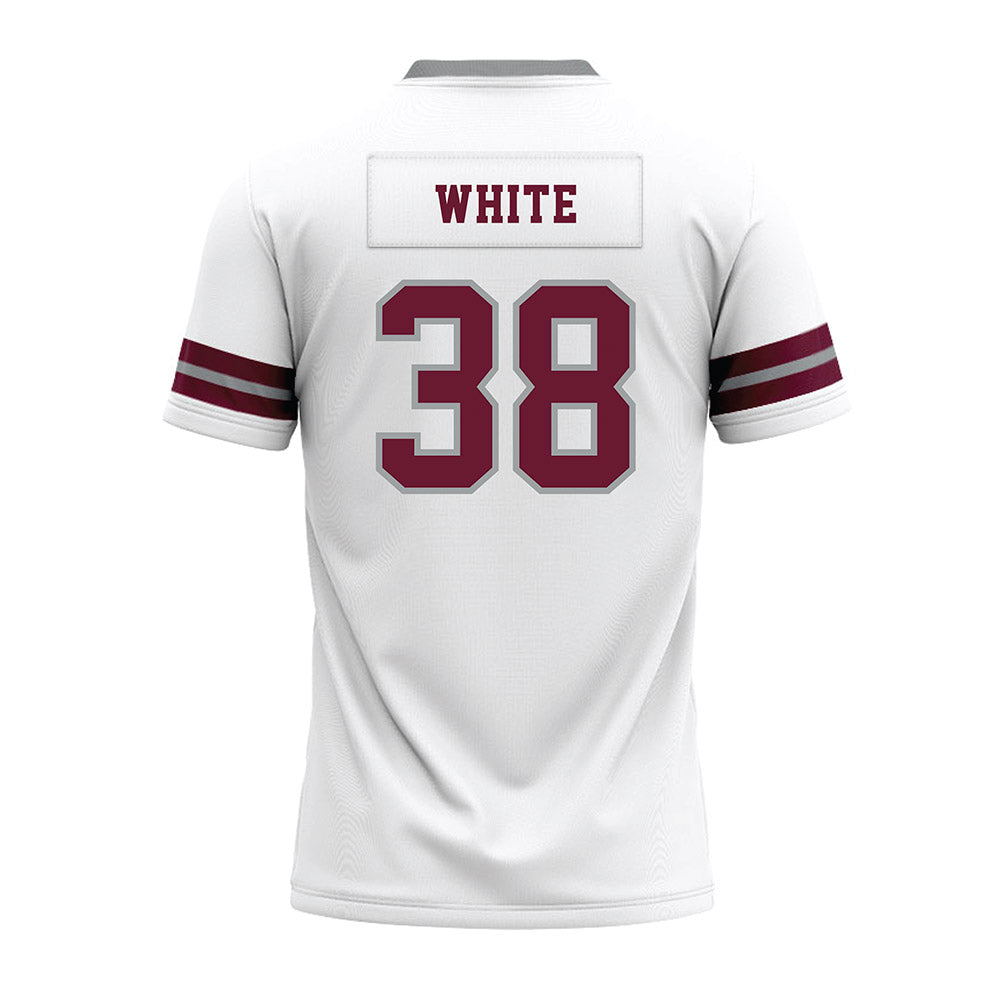 Texas A&M - NCAA Football : Jared White - White Premium Football Jersey-1