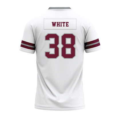 Texas A&M - NCAA Football : Jared White - White Premium Football Jersey-1