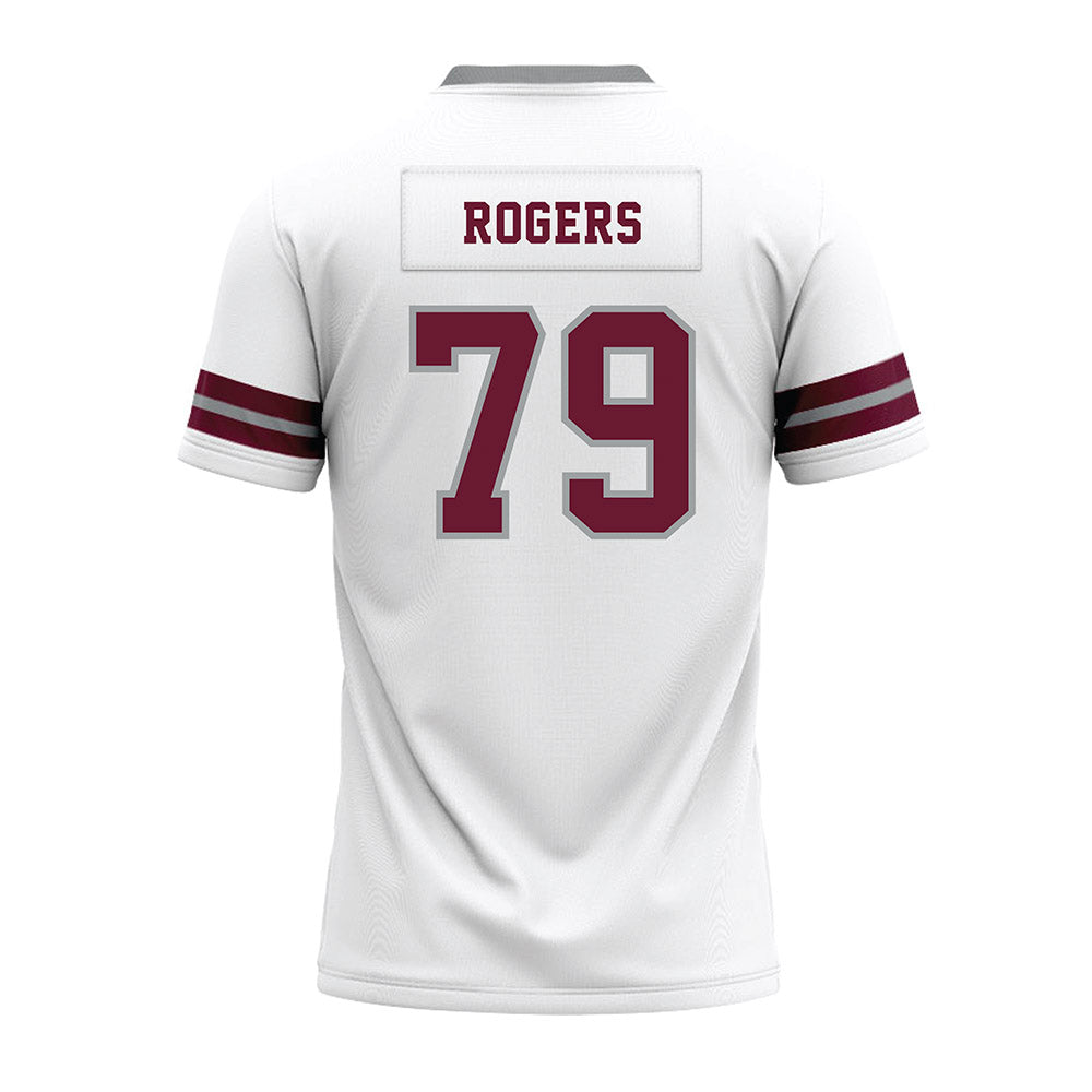 Texas A&M - NCAA Football : Lamont Rogers - White Premium Football Jersey-1