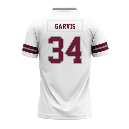 Texas A&M - NCAA Football : Kyle Garvis - White Premium Football Jersey-1
