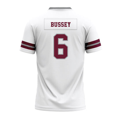 Texas A&M - NCAA Football : Terry Bussey - White Premium Football Jersey-1