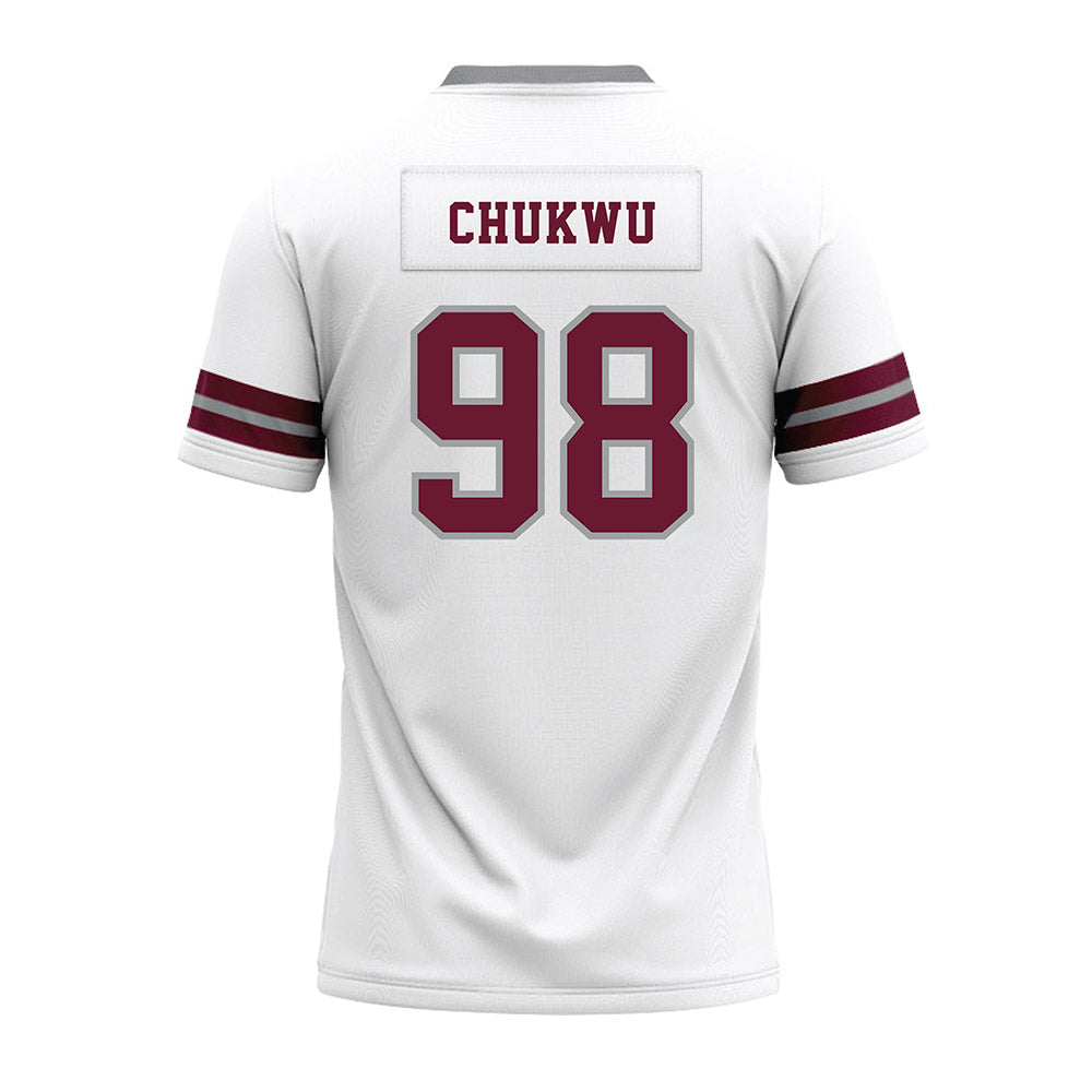 Texas A&M - NCAA Football : Jesse Chukwu - White Premium Football Jersey-1