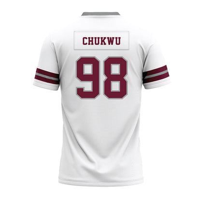 Texas A&M - NCAA Football : Jesse Chukwu - White Premium Football Jersey-1