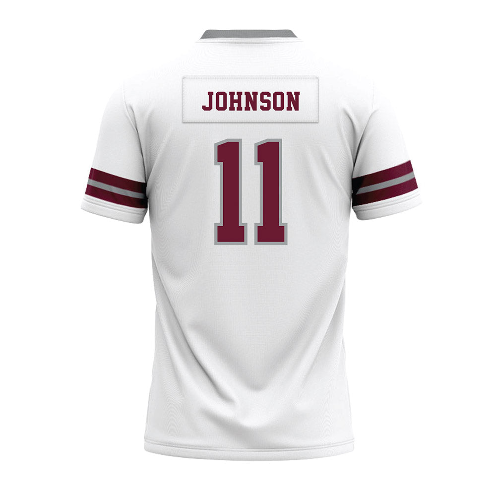 Texas A&M - NCAA Football : Kelshaun Johnson - White Premium Football Jersey-1