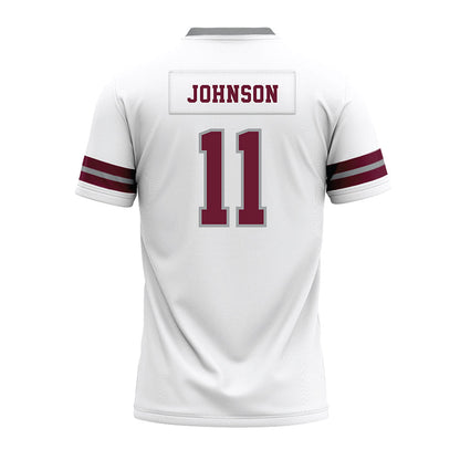 Texas A&M - NCAA Football : Kelshaun Johnson - White Premium Football Jersey-1