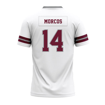 Texas A&M - NCAA Football : Eli Morcos - White Premium Football Jersey-1