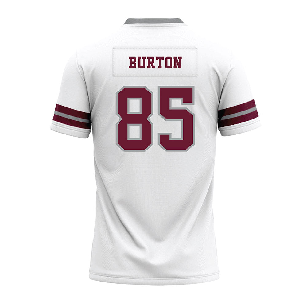 Texas A&M - NCAA Football : Chase Burton - White Premium Football Jersey-1