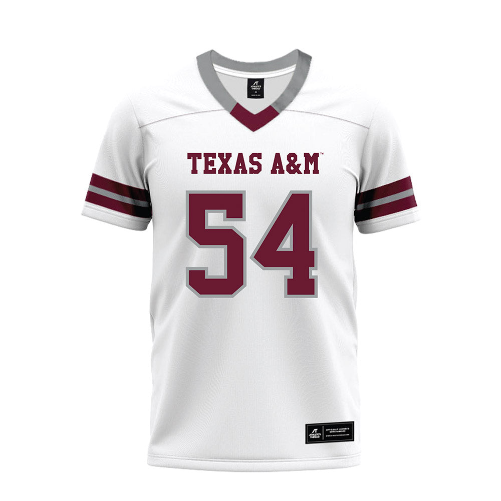 Texas A&M - NCAA Football : Jordan Lockhart - White Premium Football Jersey-0