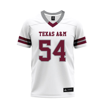 Texas A&M - NCAA Football : Jordan Lockhart - White Premium Football Jersey-0