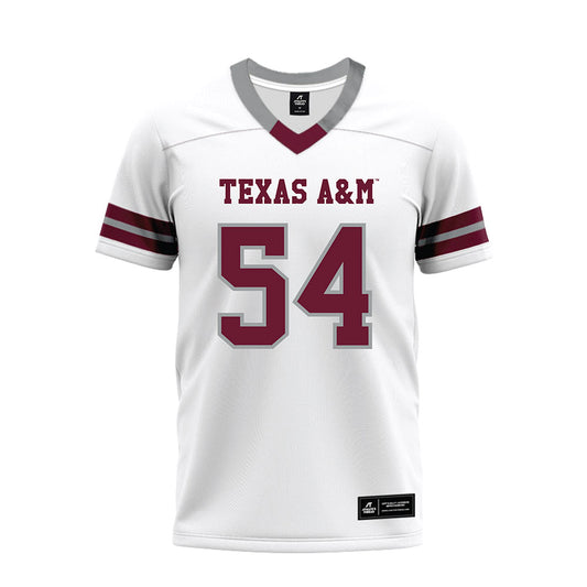 Texas A&M - NCAA Football : Jordan Lockhart - White Premium Football Jersey-0
