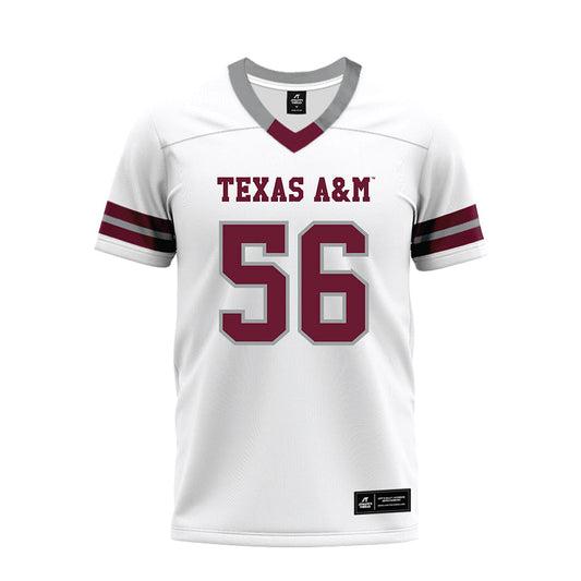 Texas A&M - NCAA Football : Nelson Mcguire - White Premium Football Jersey-0