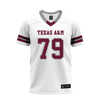 Texas A&M - NCAA Football : Lamont Rogers - White Premium Football Jersey-0