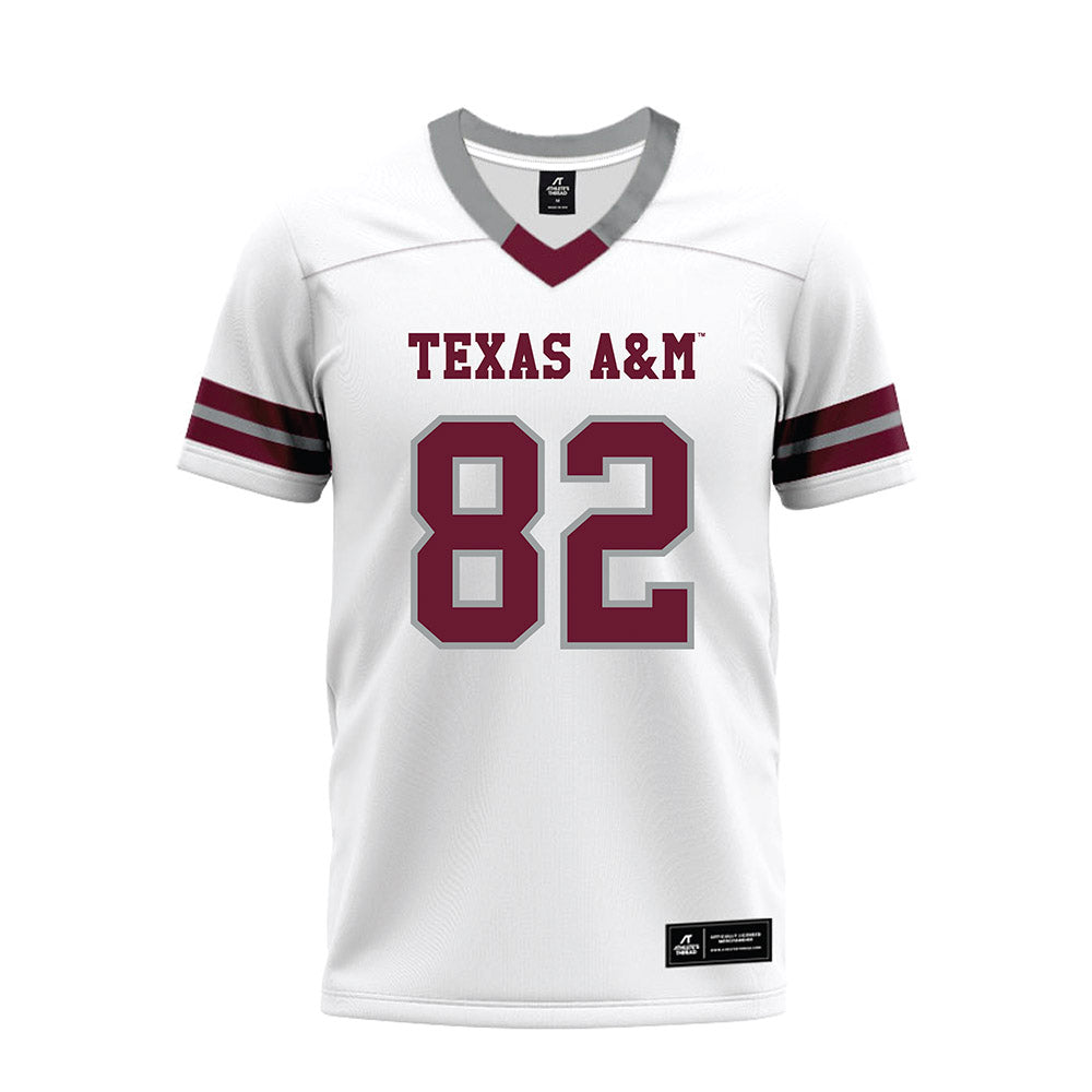 Texas A&M - NCAA Football : Jonah Wilson - White Premium Football Jersey-0