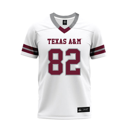 Texas A&M - NCAA Football : Jonah Wilson - White Premium Football Jersey-0