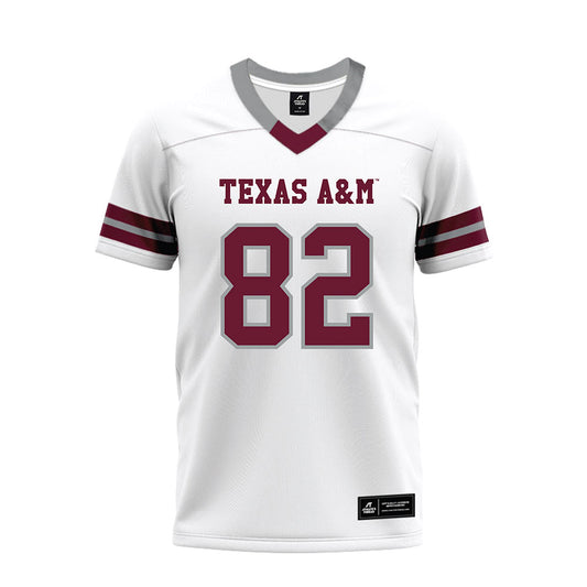Texas A&M - NCAA Football : Jonah Wilson - White Premium Football Jersey-0