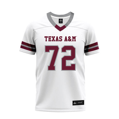 Texas A&M - NCAA Football : Joshua Moses - White Premium Football Jersey-0