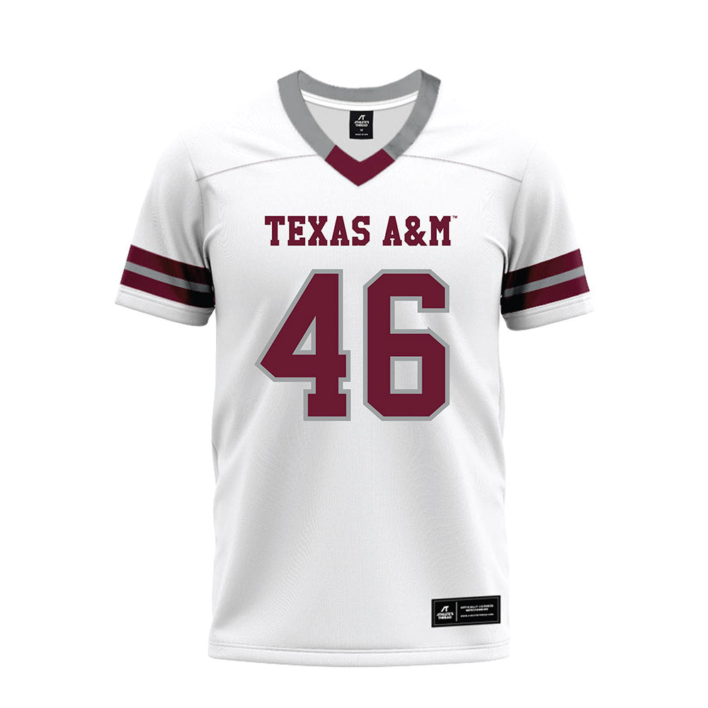Texas A&M - NCAA Football : Qui Beck - White Premium Football Jersey-0