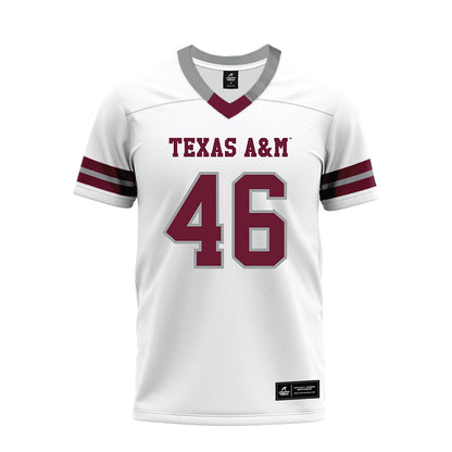 Texas A&M - NCAA Football : Qui Beck - White Premium Football Jersey-0