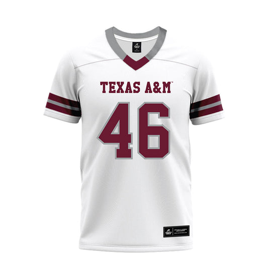 Texas A&M - NCAA Football : Qui Beck - White Premium Football Jersey-0