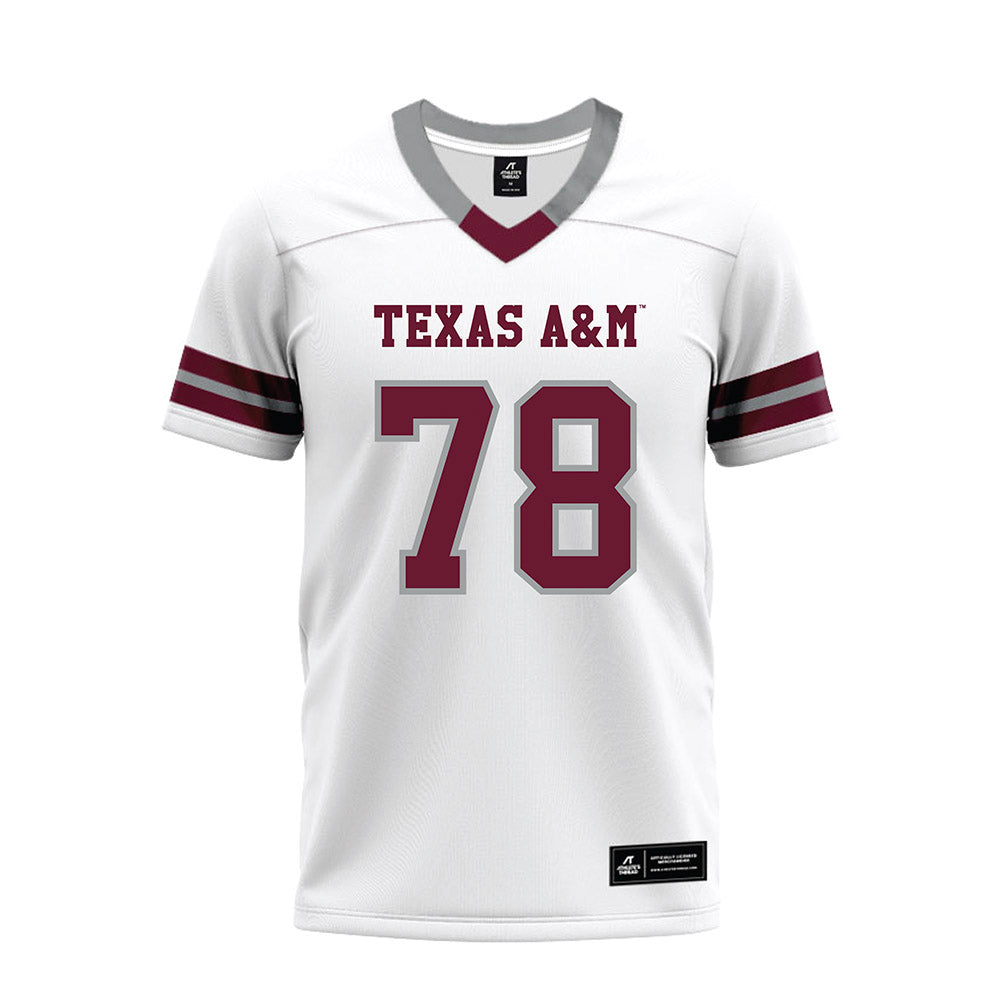 Texas A&M - NCAA Football : Coen Echols - White Premium Football Jersey-0