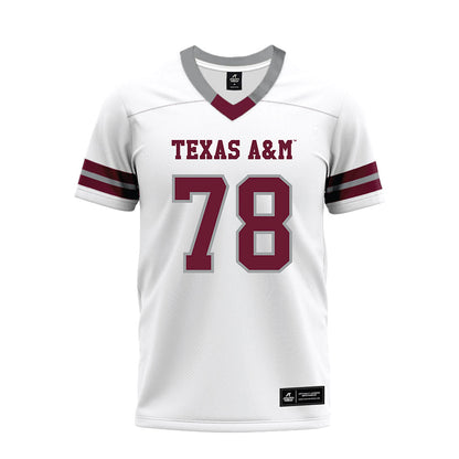 Texas A&M - NCAA Football : Coen Echols - White Premium Football Jersey-0