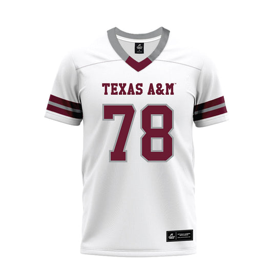 Texas A&M - NCAA Football : Coen Echols - White Premium Football Jersey-0