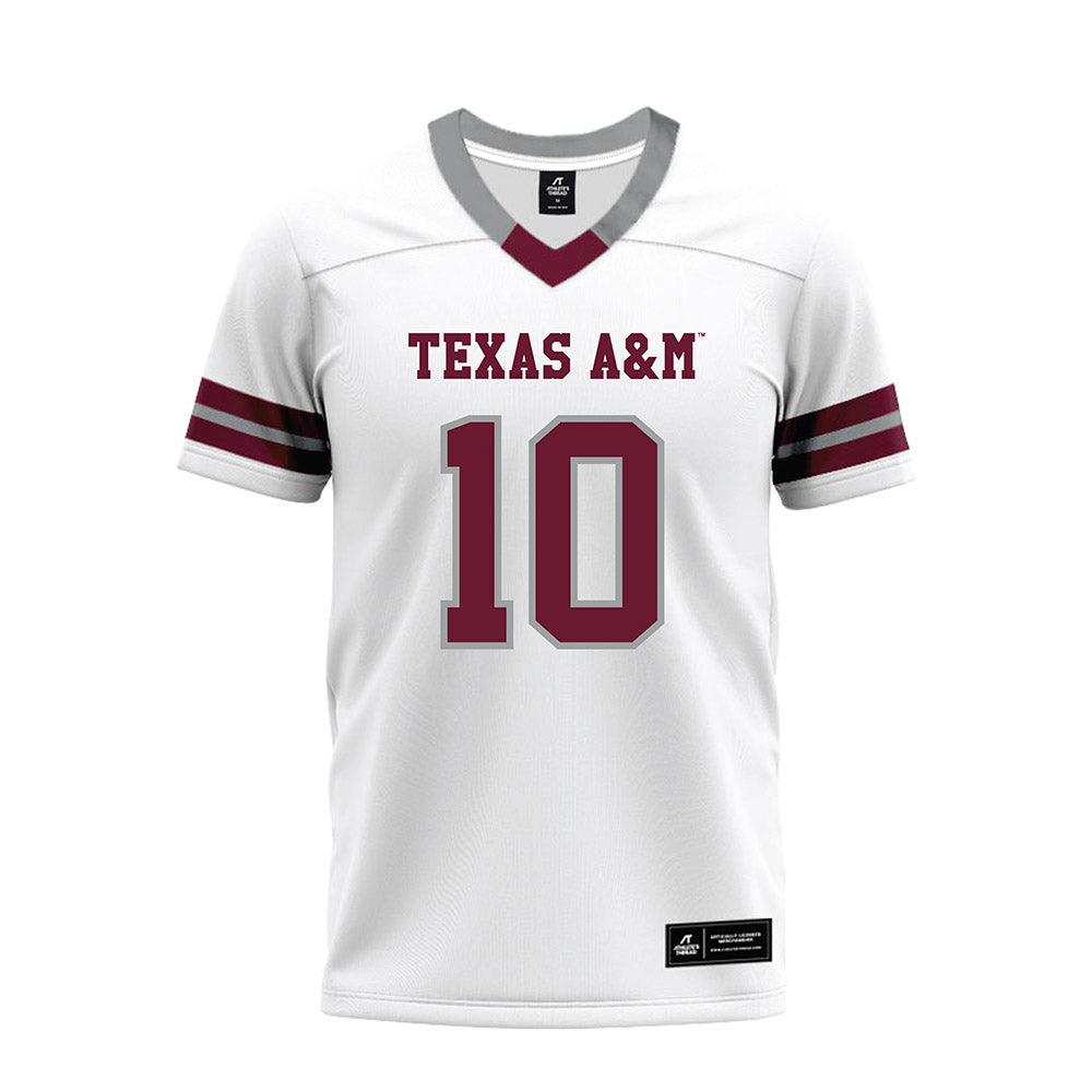Texas A&M - NCAA Football : Marcel Reed - White Premium Football Jersey-0