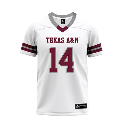 Texas A&M - NCAA Football : Anto Saka - White Premium Football Jersey-0