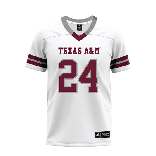 Texas A&M - NCAA Football : Ramarian Tillman - White Premium Football Jersey-0
