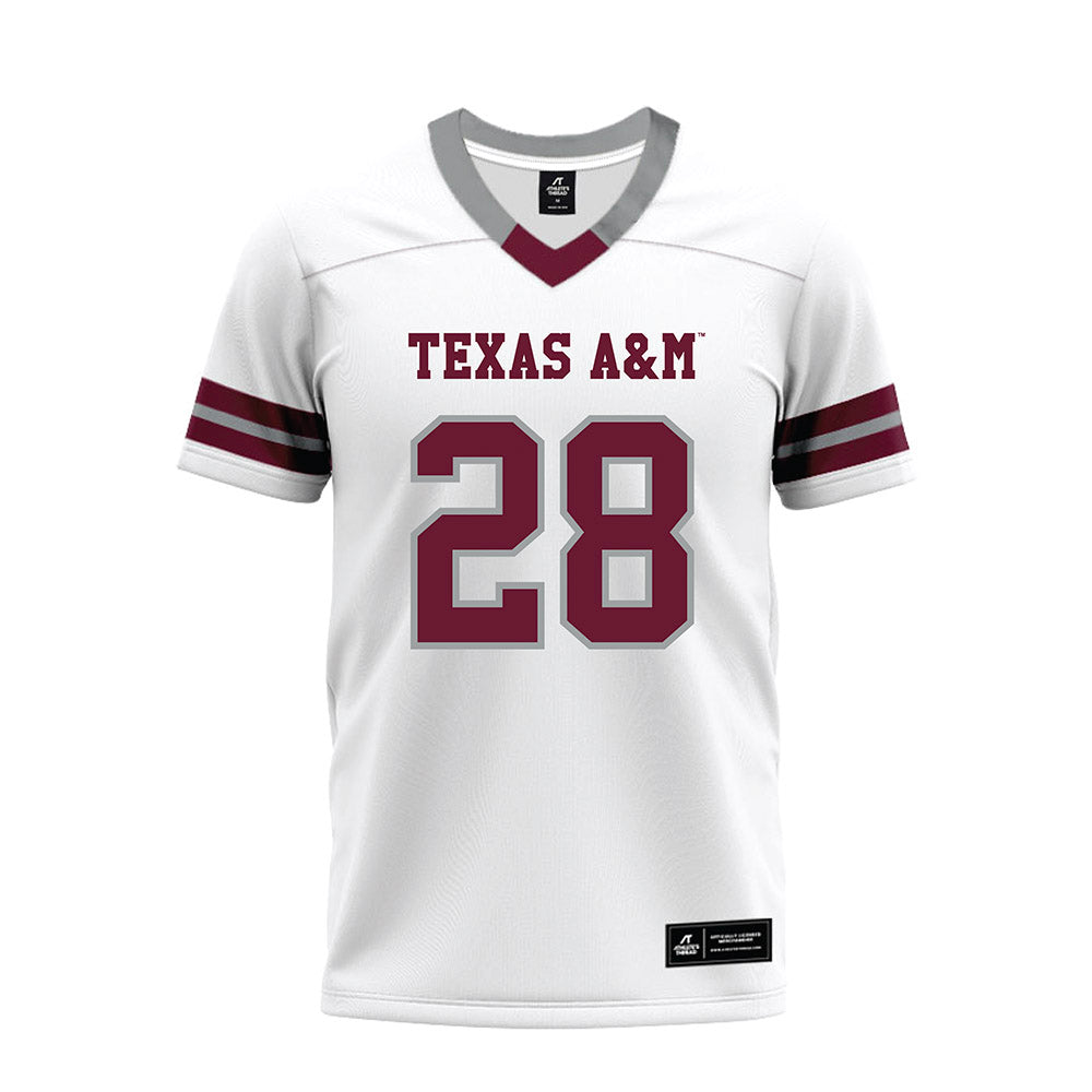 Texas A&M - NCAA Football : Chance Collins - White Premium Football Jersey-0
