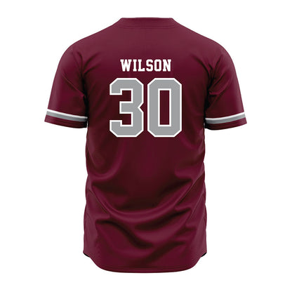 Texas A&M - NCAA Baseball : Kaiden Wilson - Maroon Jersey-1
