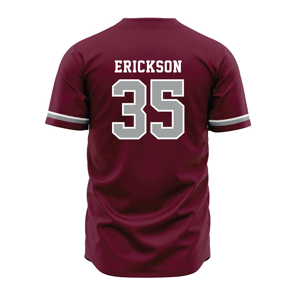 Texas A&M - NCAA Baseball : Sam Erickson - Maroon Jersey-1