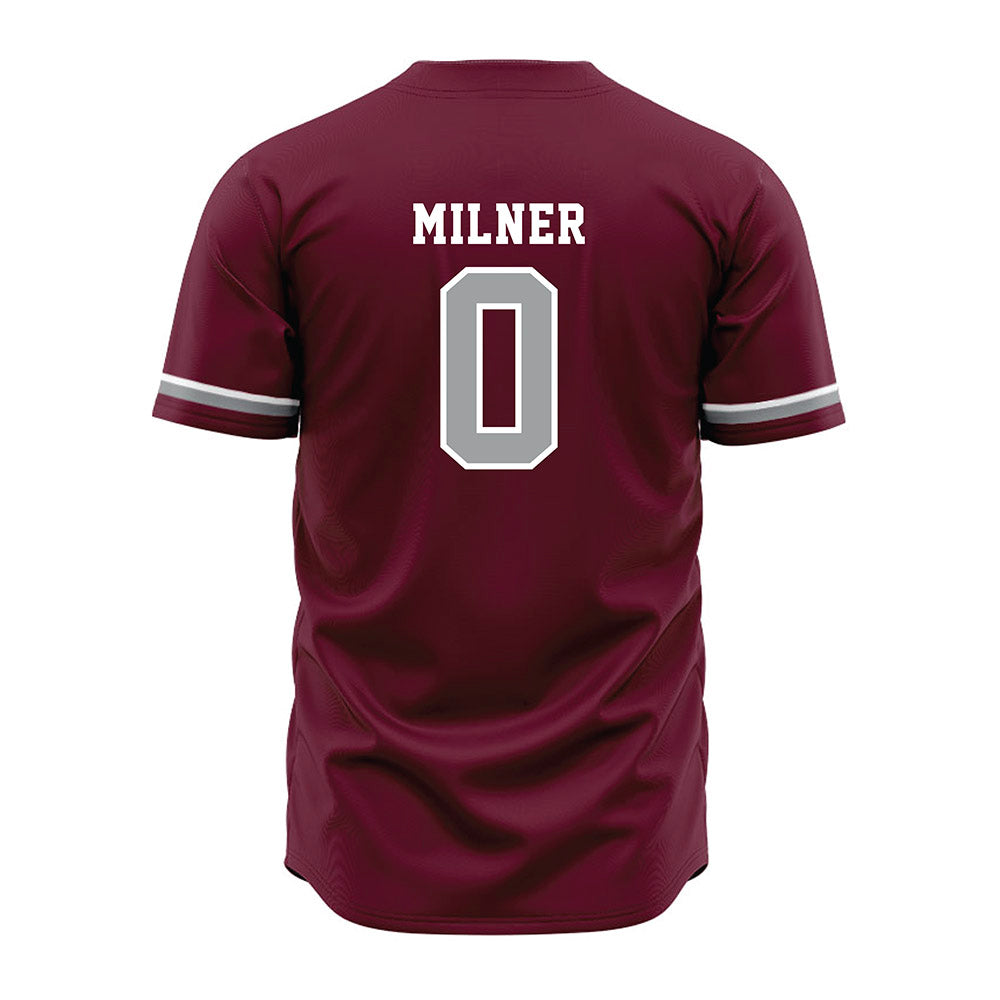 Texas A&M - NCAA Baseball : Drew Milner - Maroon Jersey-1
