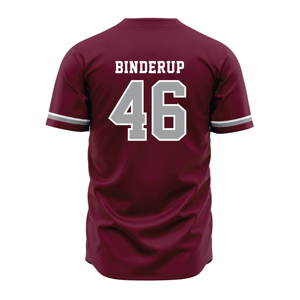 Texas A&M - NCAA Baseball : Blake Binderup - Maroon Jersey-1