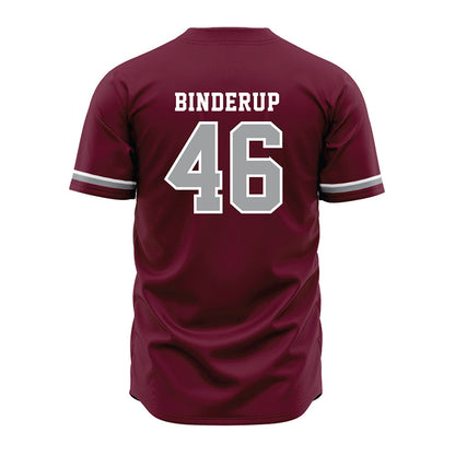 Texas A&M - NCAA Baseball : Blake Binderup - Maroon Jersey-1
