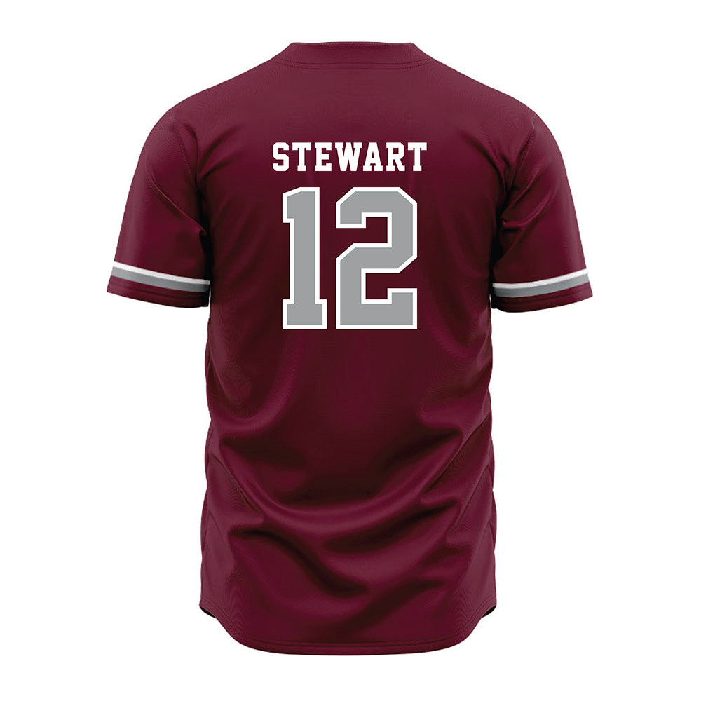 Texas A&M - NCAA Baseball : Joshua Stewart - Maroon Jersey-1