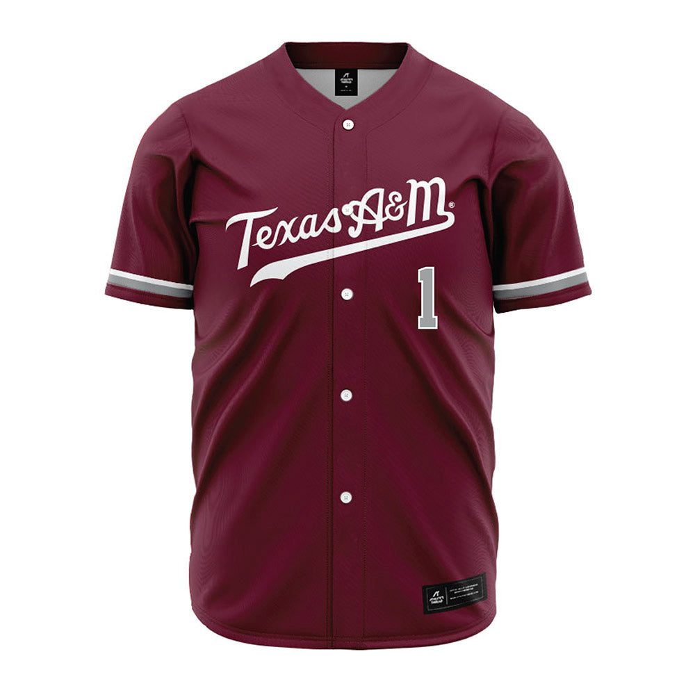 Texas A&M - NCAA Baseball : Terrence Kiel II - Maroon Jersey-0